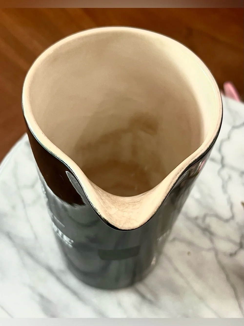 VTG A+ Black & White Scotch Whisky Pitcher Wade Regicor London Ceramic Pub Jug